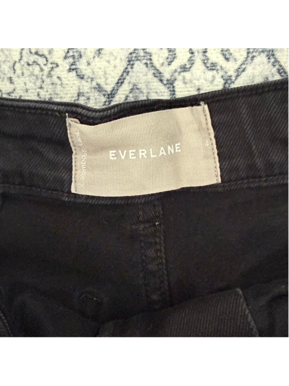Everlane Black Wide Leg Pants - Size 4 - Picture 3 of 3